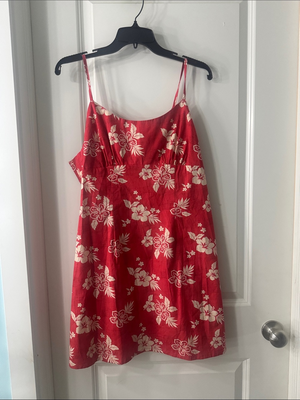 Red Flower Sundress
